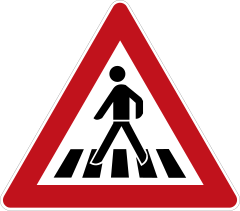 Pedestrian crossing warning