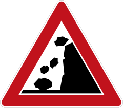 Falling rocks