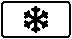 Danger of unexpected ice