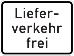 Delivery vehicles permitted