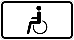 Disabled persons parking