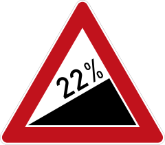 Steep incline (left variant)