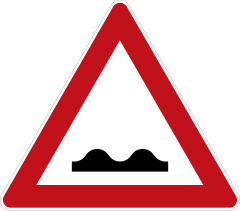 Uneven road surface