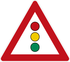 Traffic lights ahead