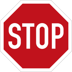 Stop! Give way
