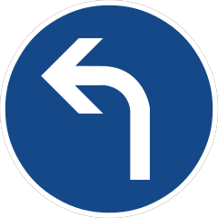Mandatory direction: left