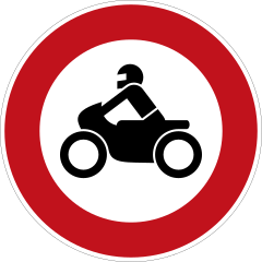 No motorcycles, mopeds