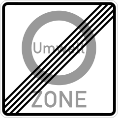 Environmental zone (end)