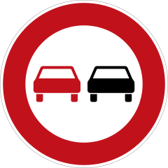 No overtaking