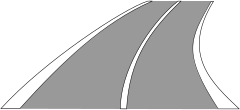 Lane boundary (continuous line)