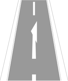 Advance direction arrow