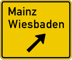 Motorway exit route