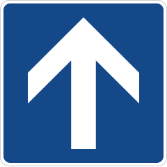 One-way street (information sign)