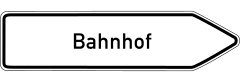 Motorway advance sign (exit)