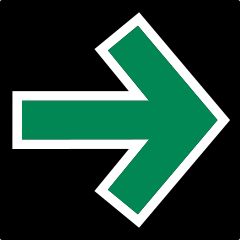Green arrow sign (right turn on red)